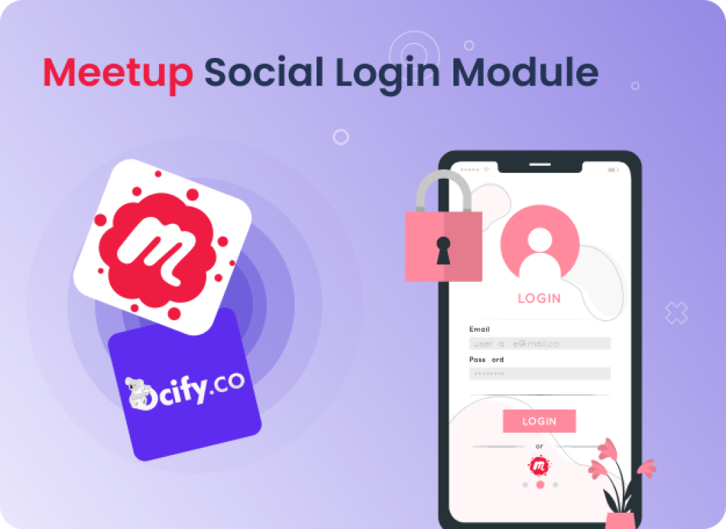  Meetup Sosyal Giriş Modülü